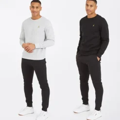 Herre Winston To-pakke Trøjer Sort/Grå