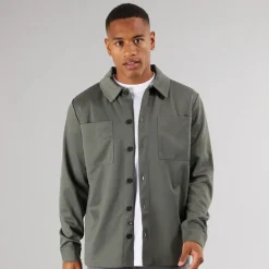 Herre Yuno Overshirt Castor Grå