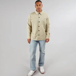 Herre Yuno Overshirt Irish Cream