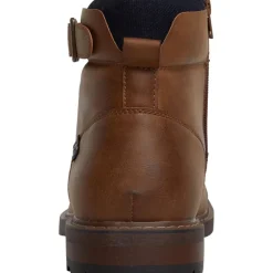 Herrearbejdsstøvler med spænde Tan