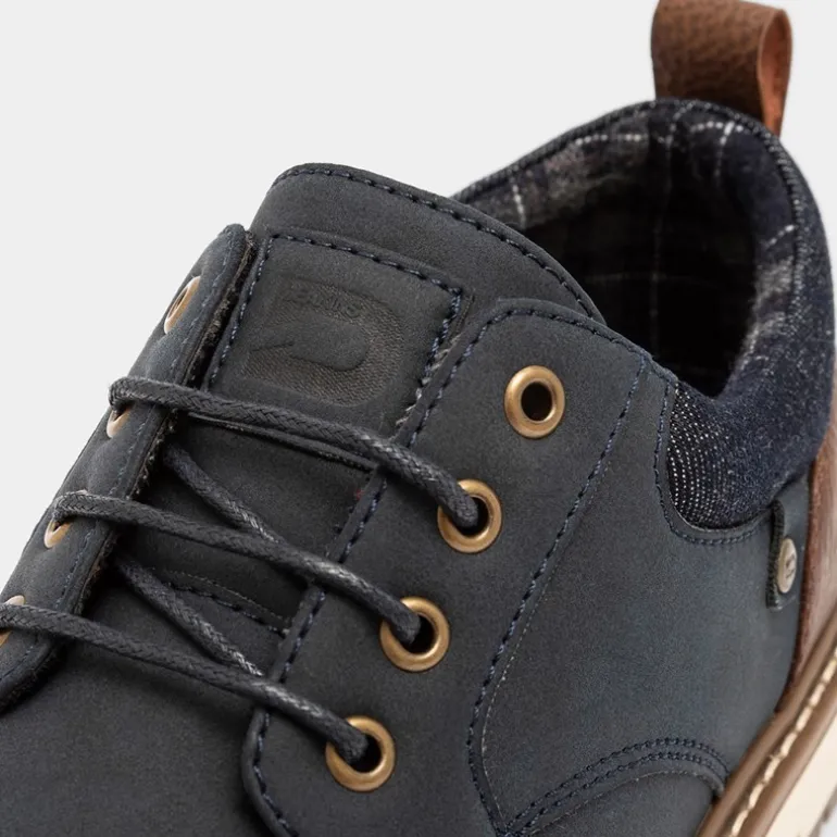 Herresko Cambridge Blå/Brun