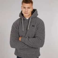 Hættetrøje i Charcoal til Herre Jerry