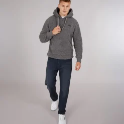 Hættetrøje i Charcoal til Herre Jerry