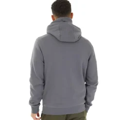 Hættetrøje i Stålgrå til Mænd