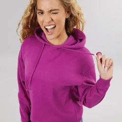 Hættetrøje med lange ærmer Chilli Festival Fuchsia til kvinder