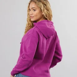 Hættetrøje med lange ærmer Chilli Festival Fuchsia til kvinder