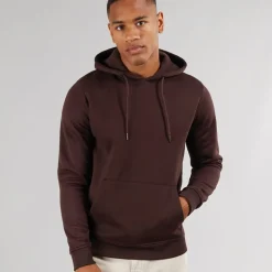 Hættetrøje til Herre Burgunder