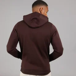Hættetrøje til Herre Burgunder