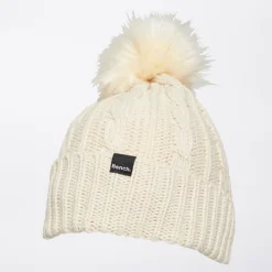 Hvid Ivanna Bobble Hat til Kvinder