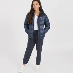 Jakke til Piger Kaylee Blå/​Sort