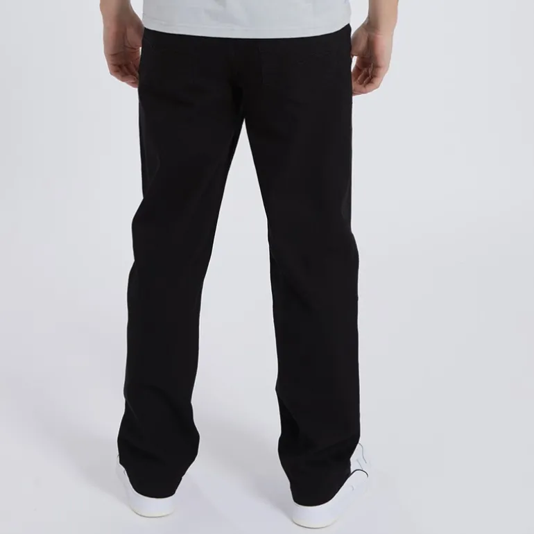 Jeans til Herre Jeffers Løstsiddende Sort