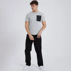 Jeans til Herre Jeffers Løstsiddende Sort