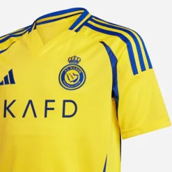 Junior Drenge ANFC Al-Nassr 24/​25 Hjemme Trøje Impact Yellow/​Royal Blue