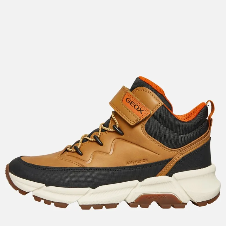 Junior Drenge Flexypher Plus støvler mørk gul / sort