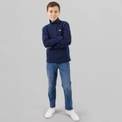 Junior Drenge Masonville 1/​2 Lynlås Mikro Fleece Blå