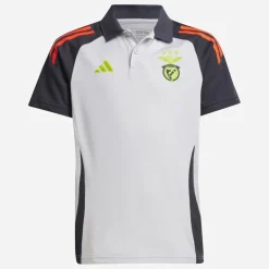 Junior Drenge SLB Benfica polo skjorte Light Solid Grey/​Semi Solar Orange