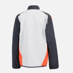 Junior Drenge SLB Benfica Præsentationsjakke Lys Solid Grå/​Semi Solar Orange Lgh Solid Grey/​Semi Solar Orange