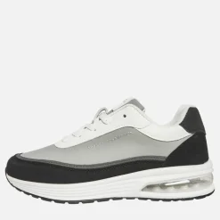 Junior Drenge Suede Blok Træningssko Hvid/​Sort