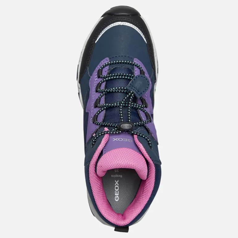 Junior Piger Magnetar Ankelstøvler Navy/Violet