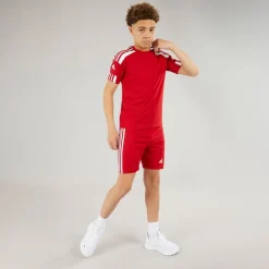 Junior Squadra 21 T-shirt Team Power Red/​Hvid