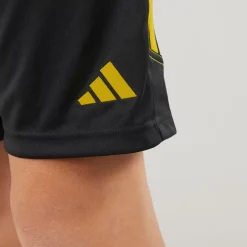 Junior Tiro 23 Club Shorts Sort/​Bright Yellow