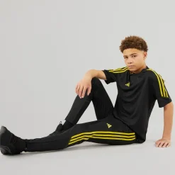 Junior Tiro 23 Club Træningsbukser Sort/Bright Yellow