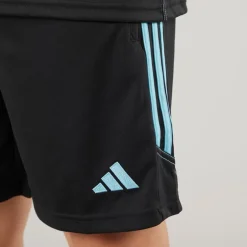 Junior Tiro 23 Club Trænings Shorts Sort/Preloved Blue