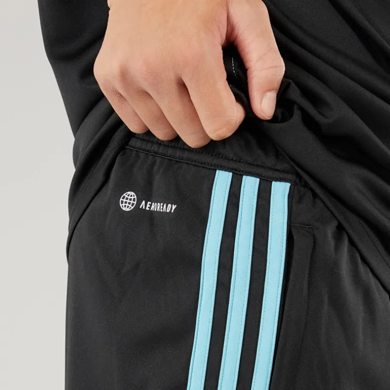 Junior Tiro 23 Club Trænings Shorts Sort/Preloved Blue