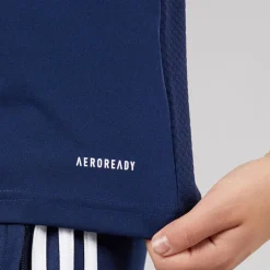 Junior Tiro 23 League T-shirt Team Navy Blue/​Hvid