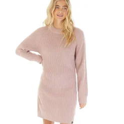 Kvindes Karlie Strikkede Kjole Blush