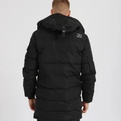 Lang jakke til Herre Milwaka Sort