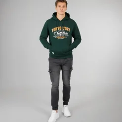 Malimore Denim Cuffed Cargo Bukser Vasket Sort