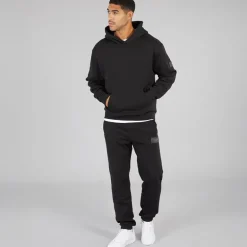 Mænd Badge Træningssæt Sort