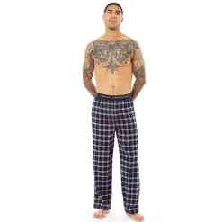 Mænd FC Flannel Bukser Marine/Sten