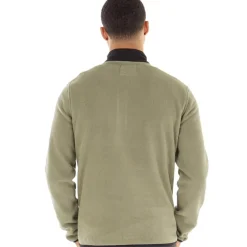 Mænd Halv Zip Fleece Dusty Olive