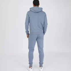 Mænd Script Træningstøj Lyseblå Melange/​Hvid