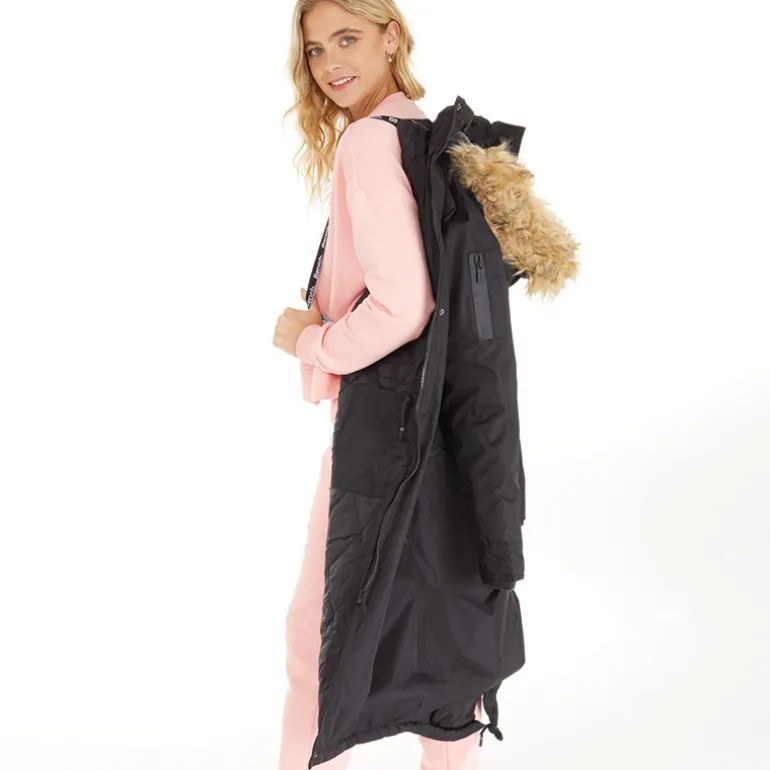 Parka Jakke Skylar Sort til Kvinder