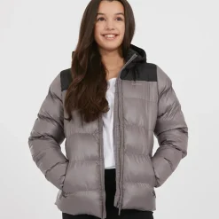 Pigejakke Kaylee Antracit/​Sort