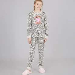 Piger Aurora nattøj sæt Ecru