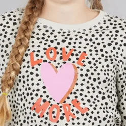 Piger Aurora nattøj sæt Ecru