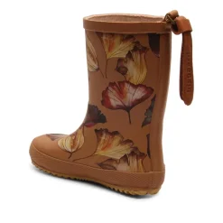 Piger Gummistøvler Kamelfarvet Blomster