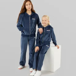 Piger Hazel Velour Hættetrøje Og Joggers Navy