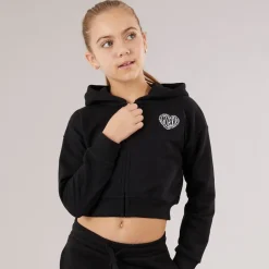 Piger Hættetrøje Jet Black A996