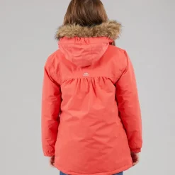 Piger Larission Isoleret Vandtæt Parka Soft Orange