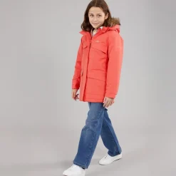 Piger Larission Isoleret Vandtæt Parka Soft Orange