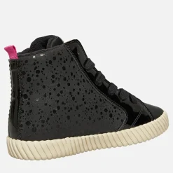 Piger Mirroless Lynlås Hi Top Træningssko Sort