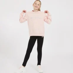 Piger Rundhals Trøje Jordbær Creme