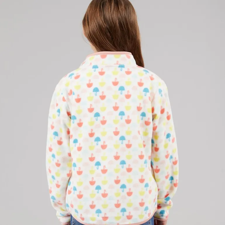 Piger Sibyella Umbrella Fuld Zip Fleece Multi