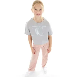 Piger Tonal Boxy T-shirt Sølv Sconce