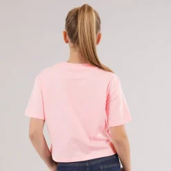 Piger T-shirt Cotton Candy Pink